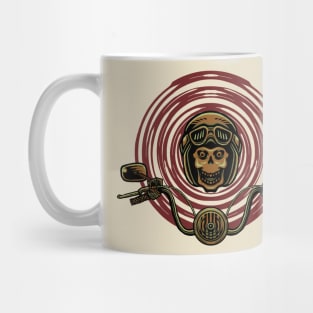 Skull biker Mug